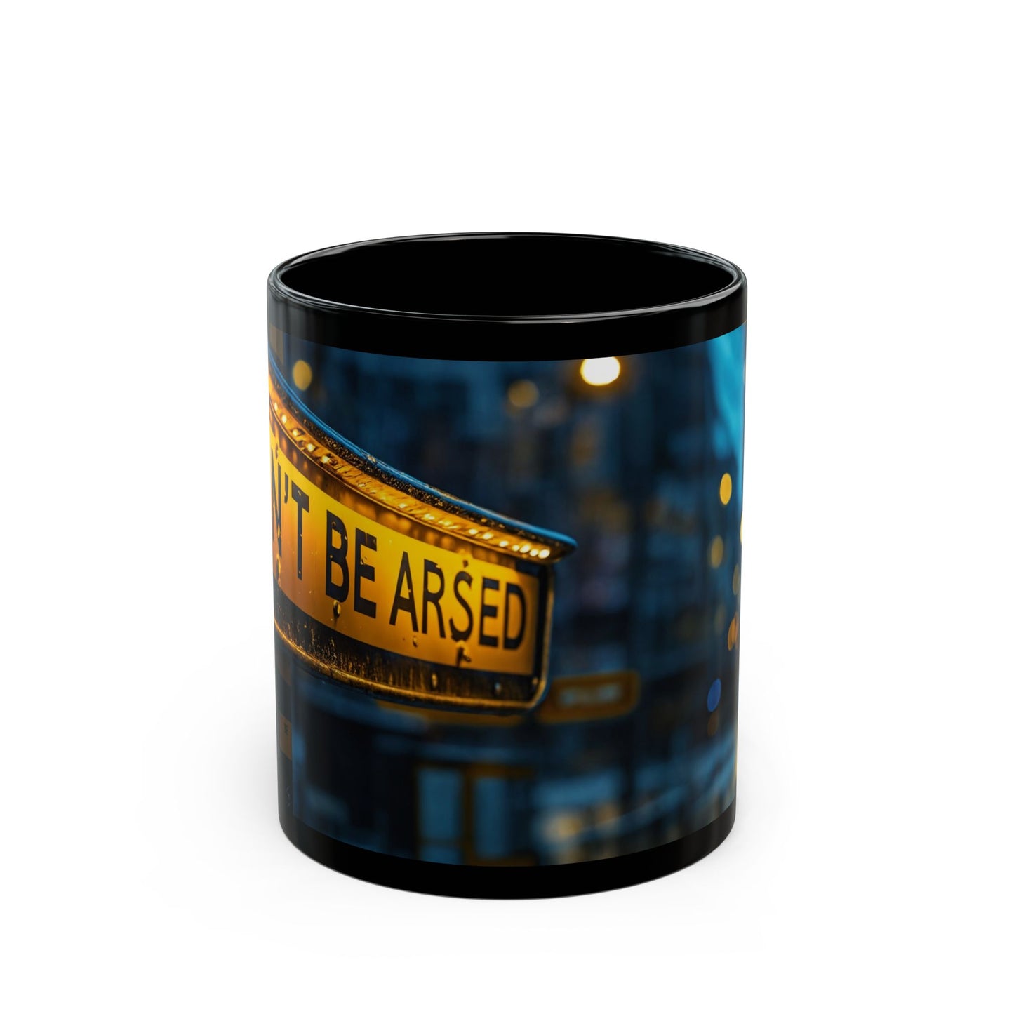 Night Glow Street Sign Mug