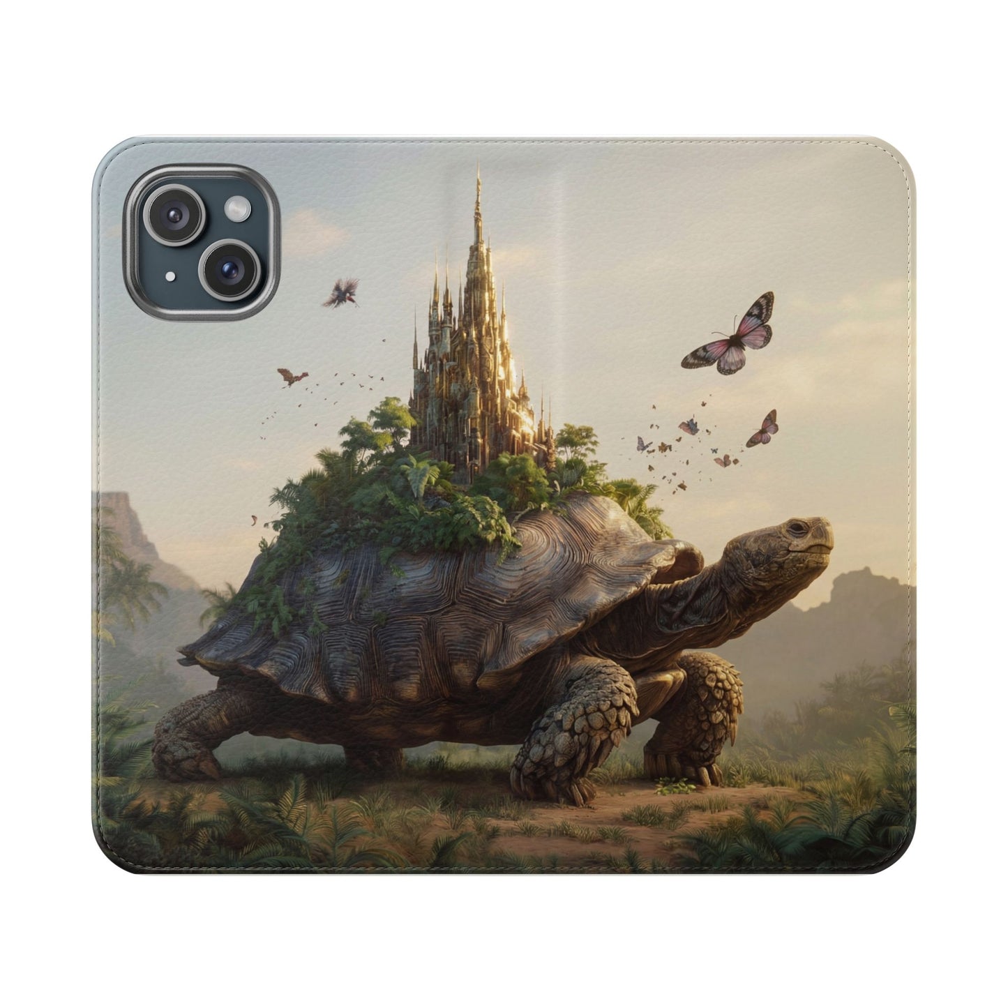 Castle Turtle Flip Cases – Golden Spire Jungle Guardian