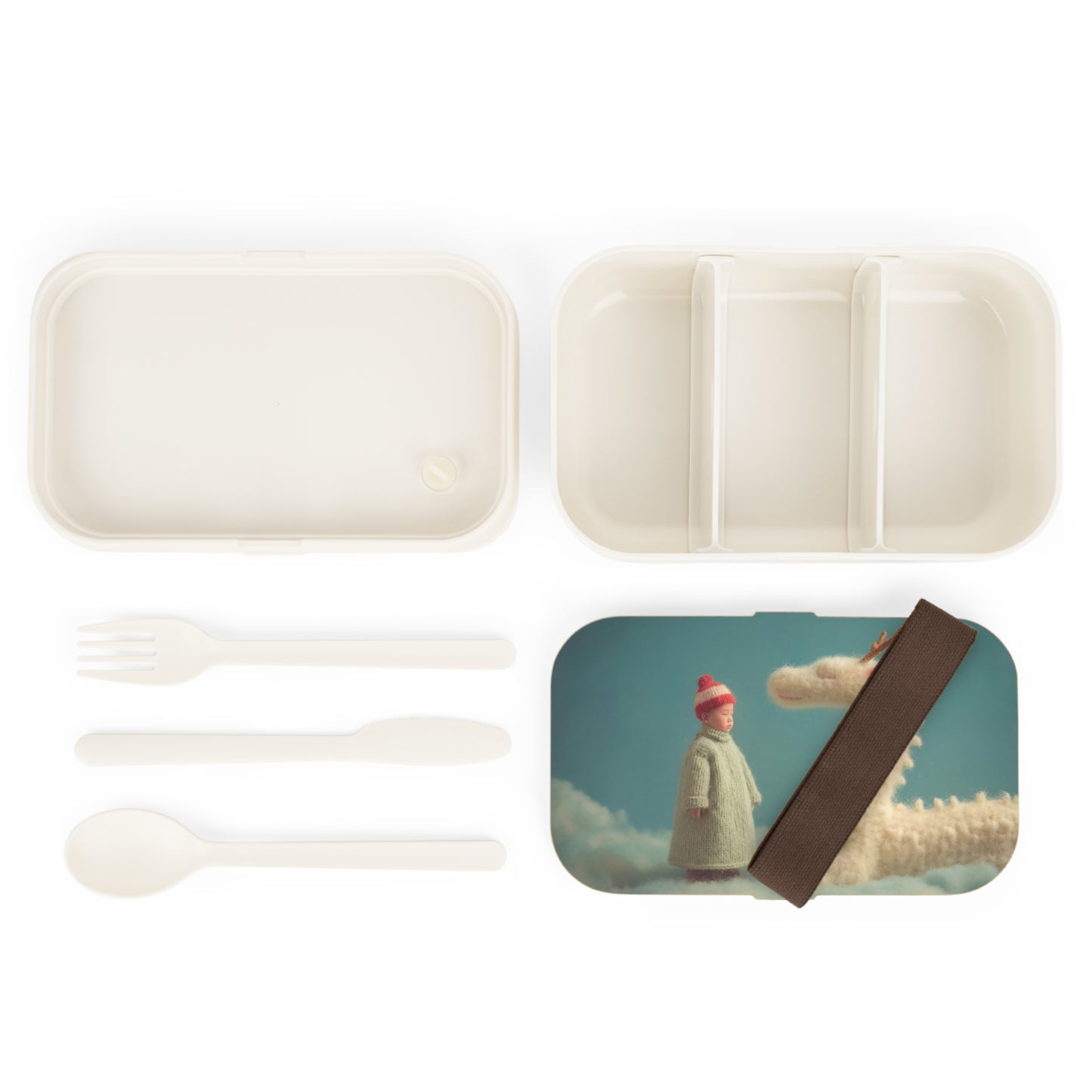 Woolen Dragon & Child Bento Lunch Box – Cloud Nook Whispers
