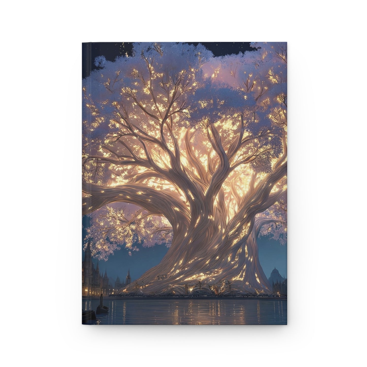 Celestial Tree Hardcover Journal Matte – Glow of the Ancient City