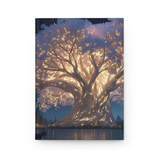 Celestial Tree Hardcover Journal Matte – Glow of the Ancient City