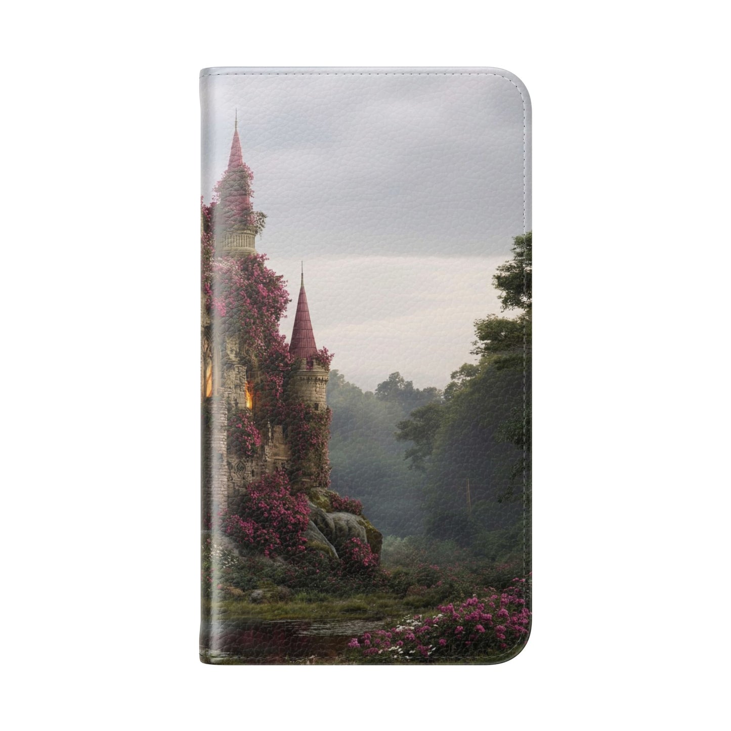 Blossom Spire Flip Cases – Pink Ivy Gothic Castle Cover