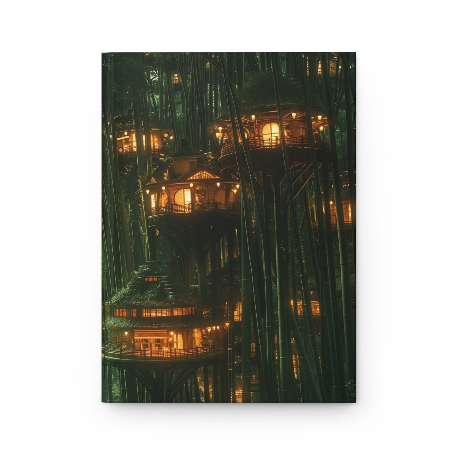 Bamboo Canopy Treehouse Journal – Glow Through Misty Forest