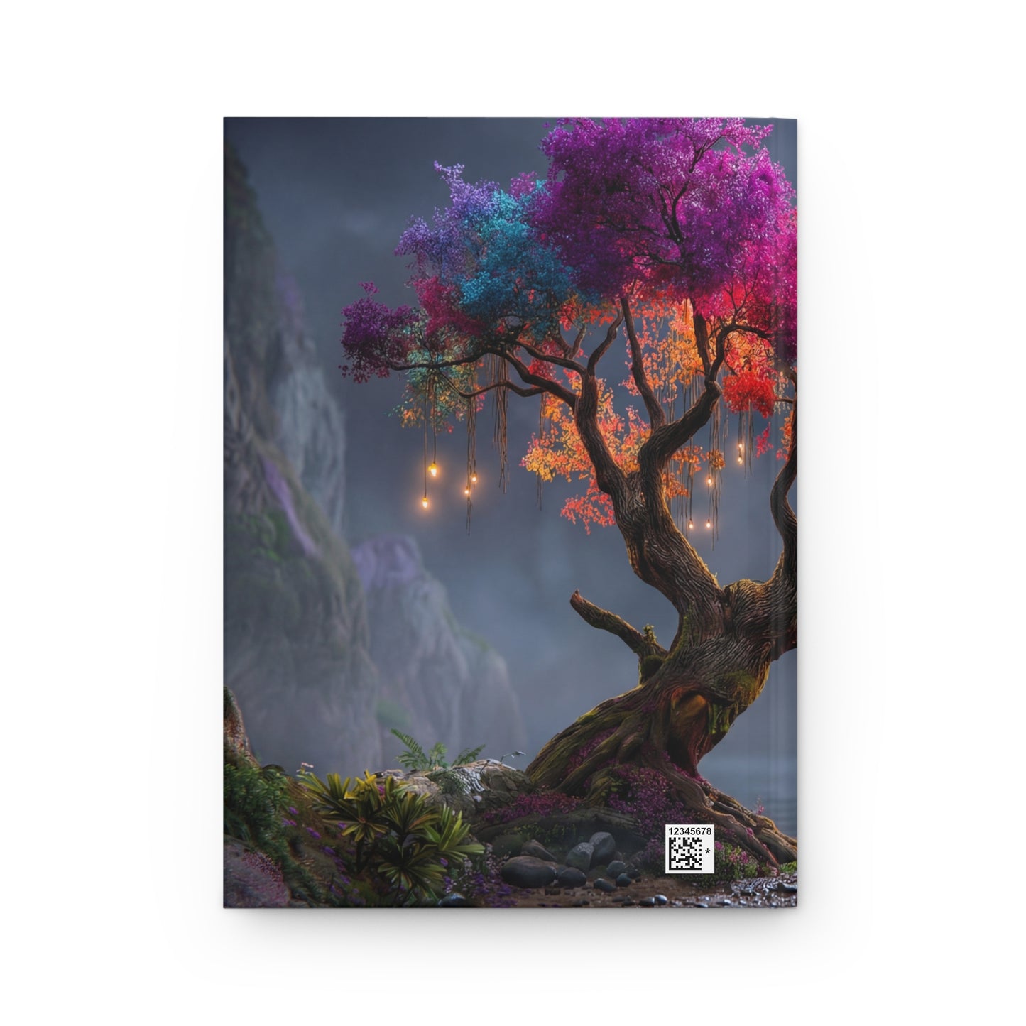 Chromatic Dream Tree Hardcover Journal Matte – Moonlit Fantasy Canopy