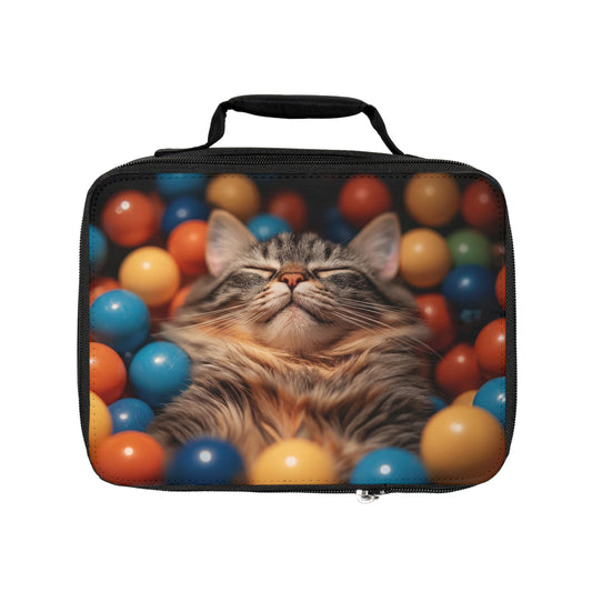 Ball Pit Cat Lunch Bag – Dreamy Whisker Sanctuary