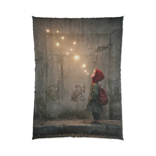 Star-Watcher Comforter – Warm Glow of Wonder