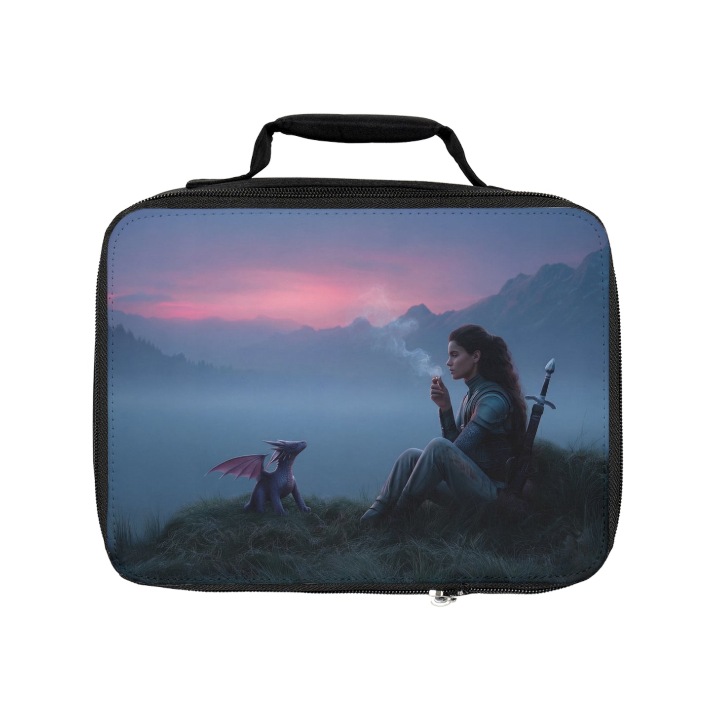 Dragon Rider’s Twilight Lunch Bag – Misty Mountain Solitude