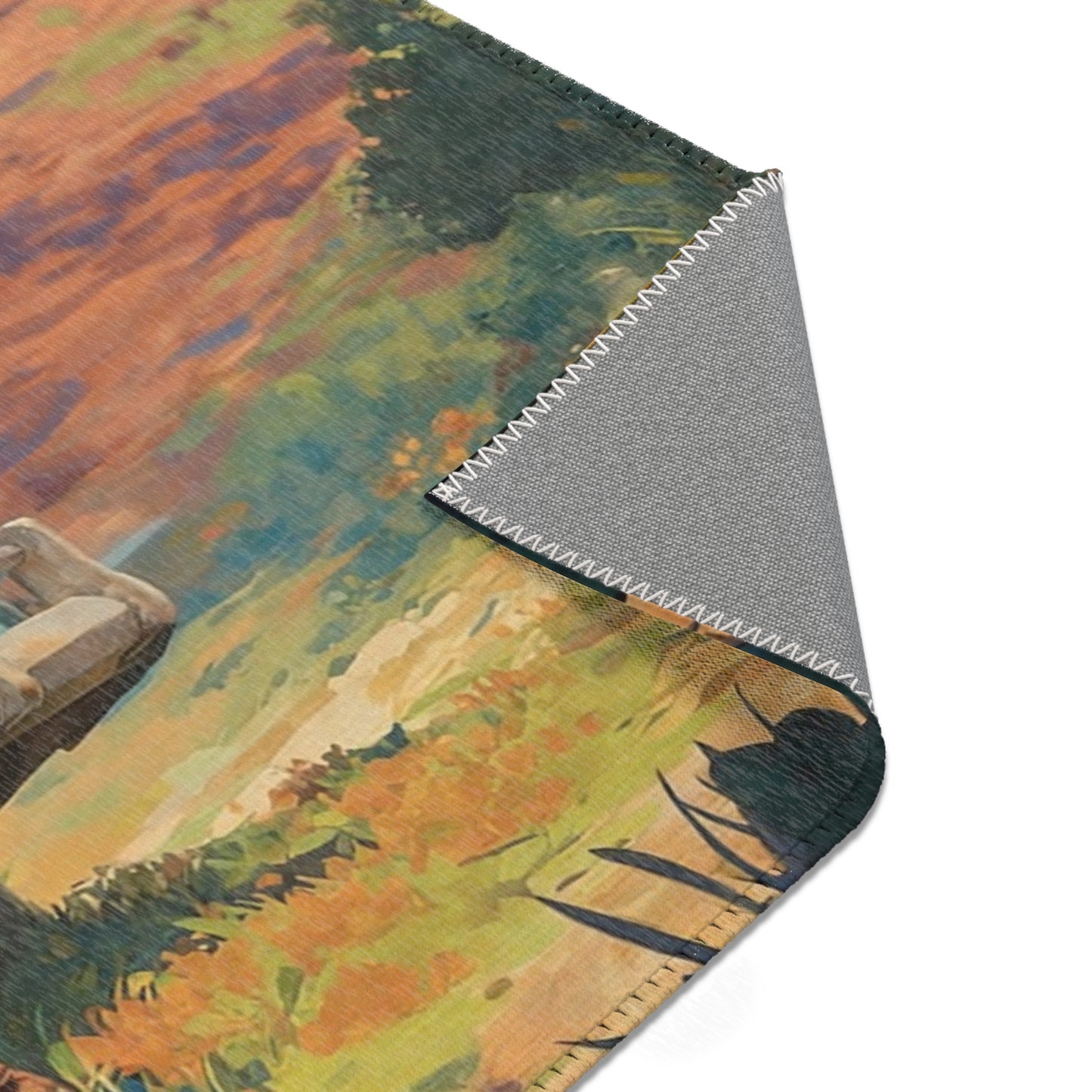 Witch’s Road Trip Area Rugs – Sun-Drenched Van and Three Witches’ Rest