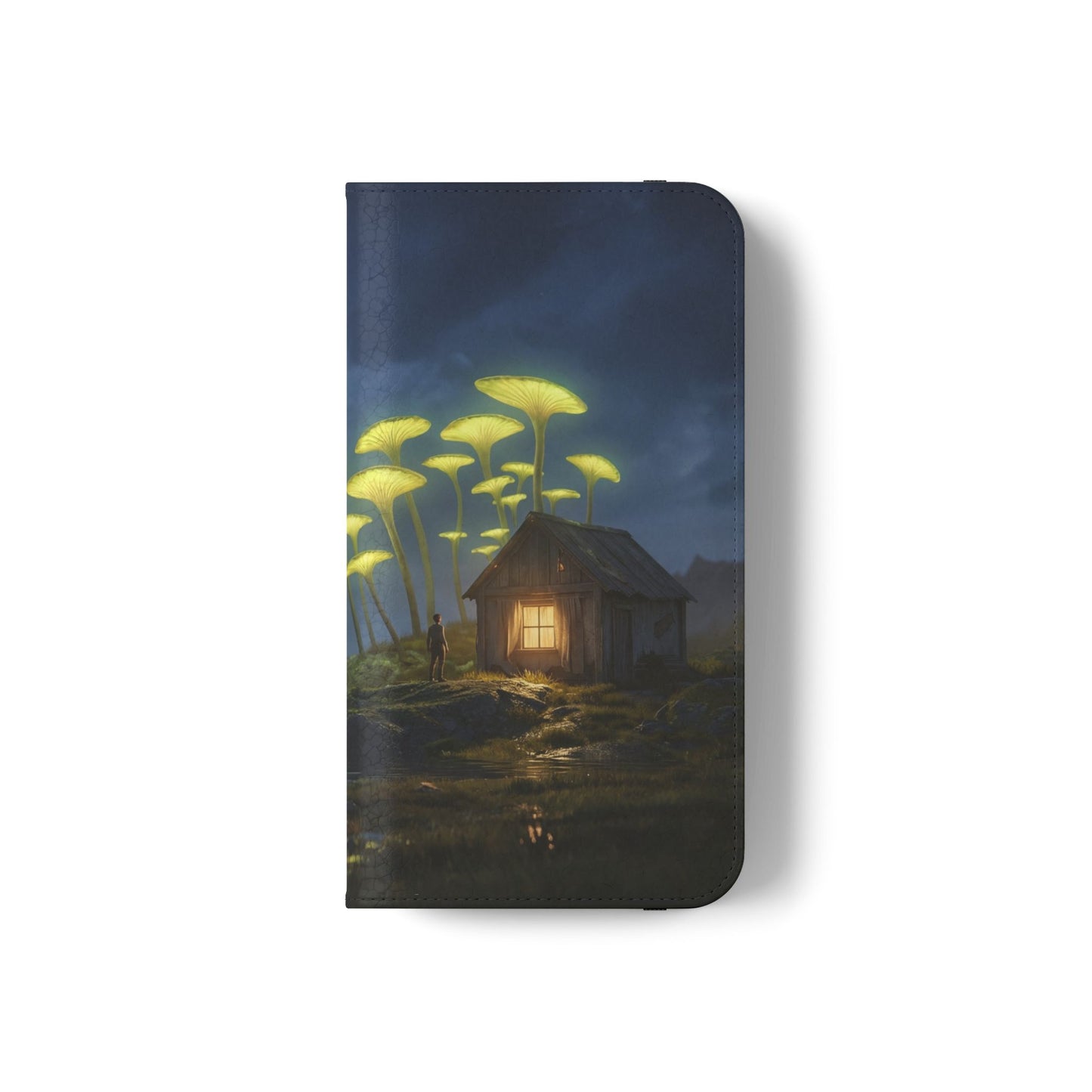 Glowing Mushroom Cottage Flip Cases – Whispering Grove Nightlight