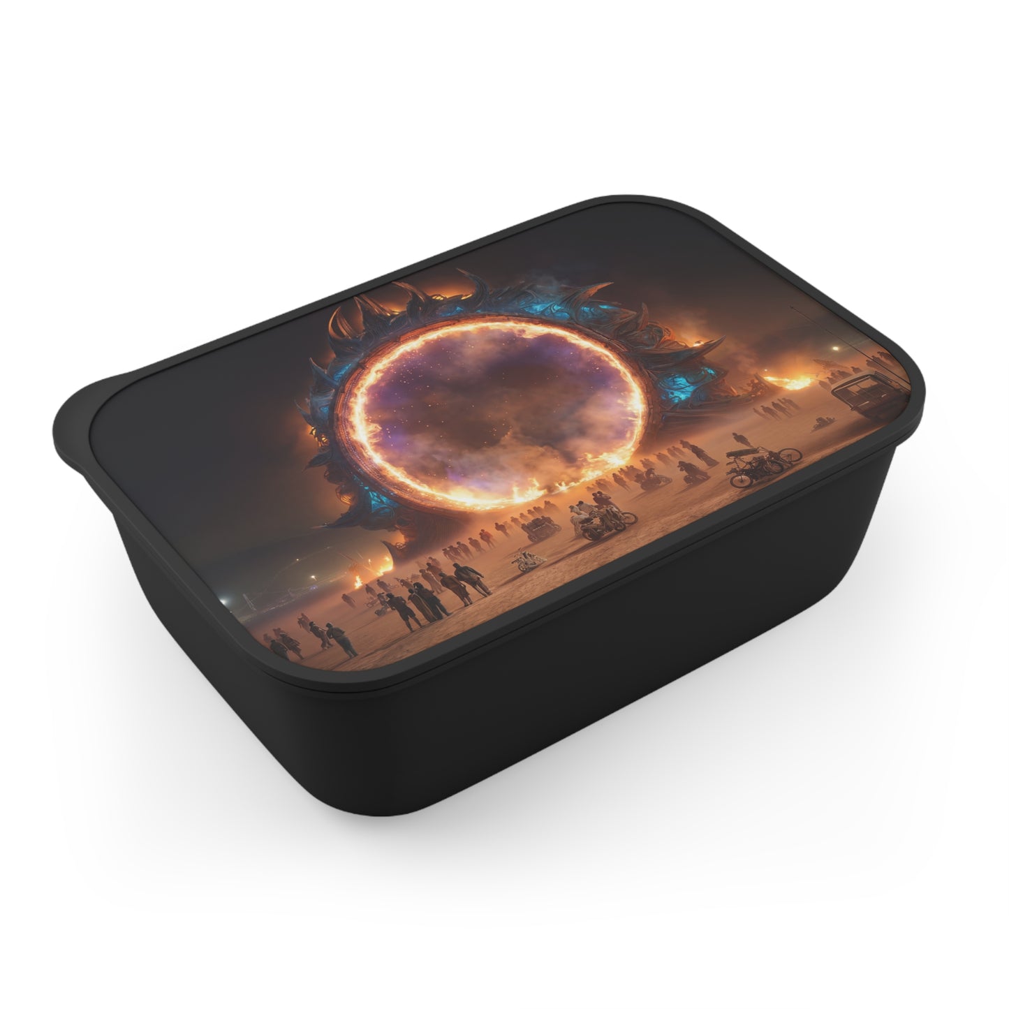 Celestial Portal PLA Bento Box with Band and Utensils – Gateway to the Nebula