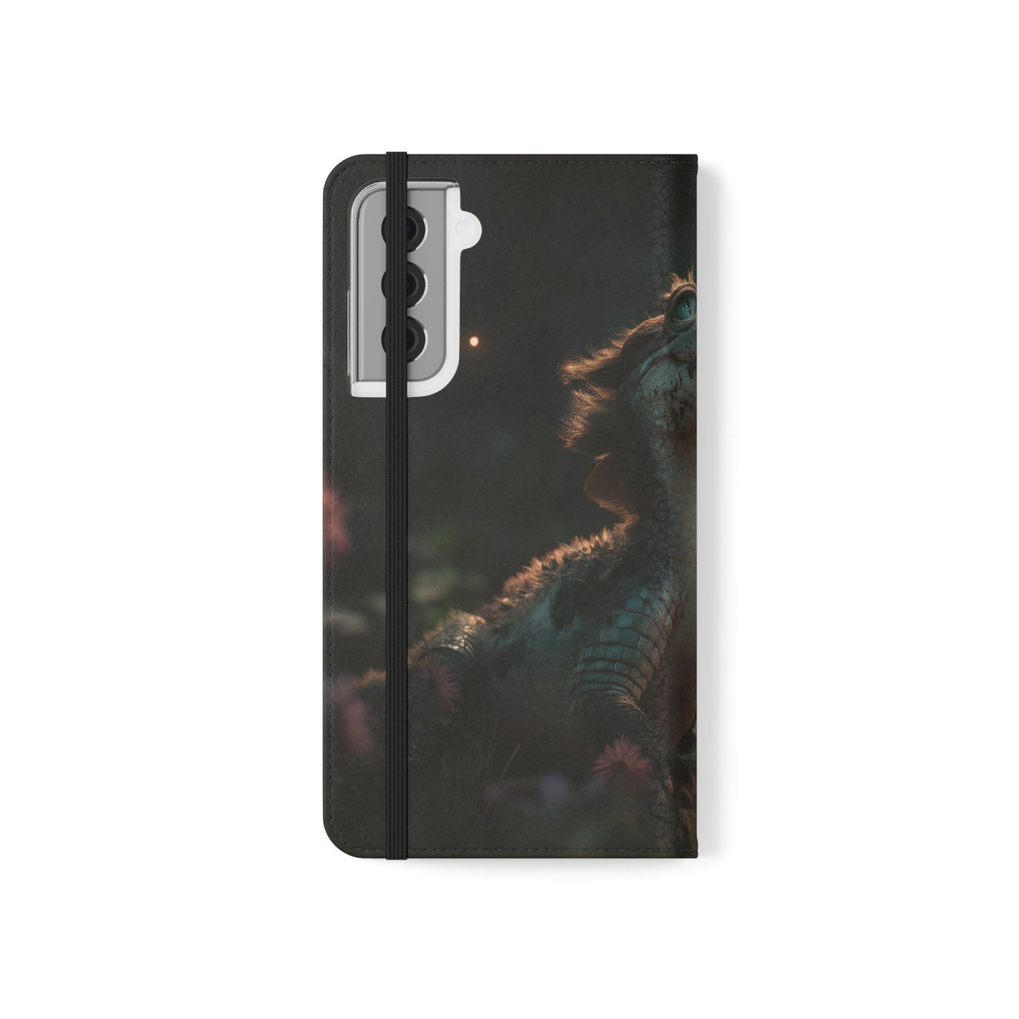 Crocodile Butterfly Flip Cases – Tender Guardian with Moth Companion
