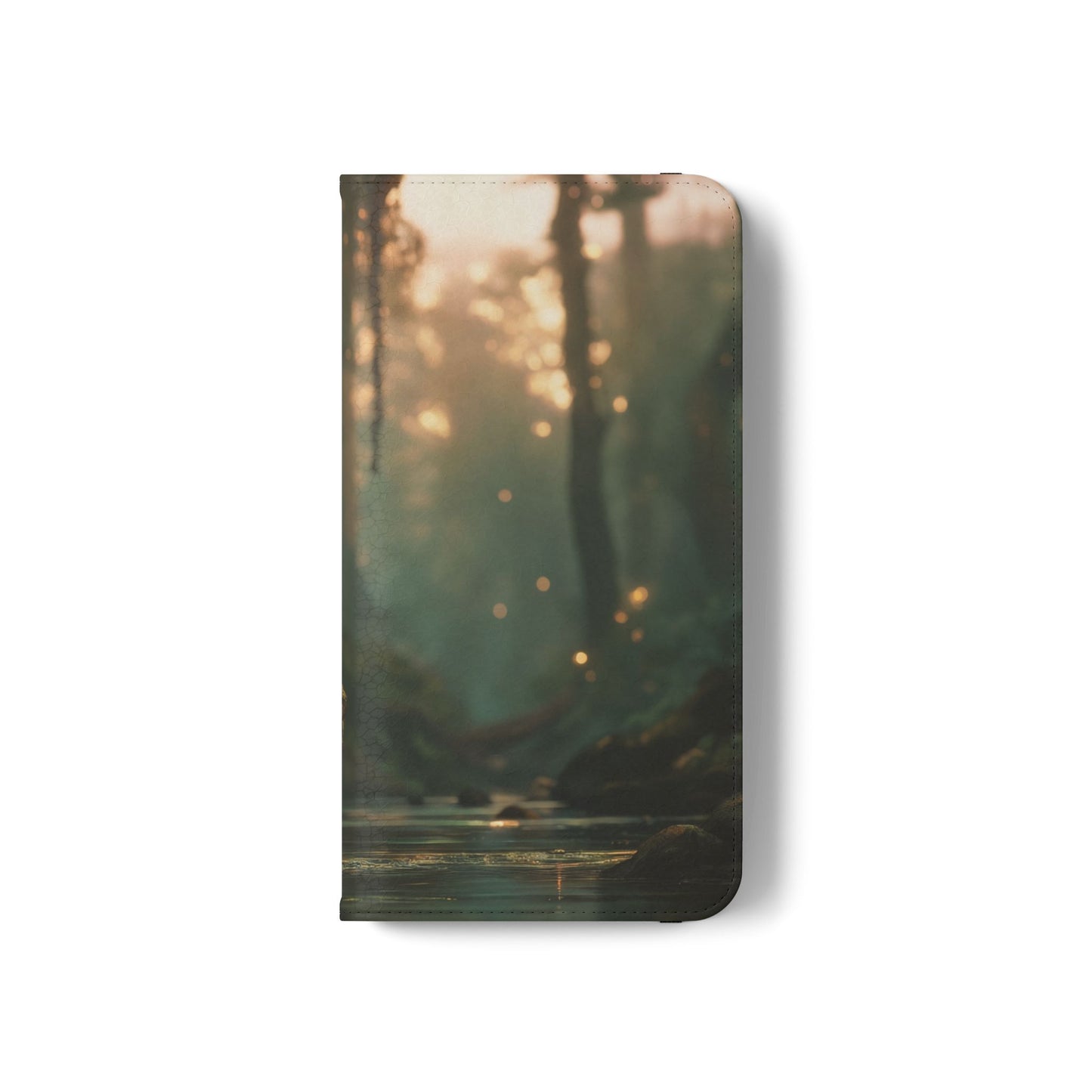 Mossy Bank Fairy Flip Cases – Golden Hour Sentinel Portrait