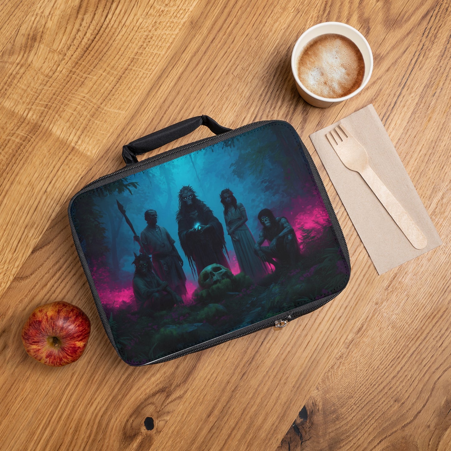 Veil of the Forgotten Forest Lunch Bag – Where Shadows Whisper and Magic Blooms