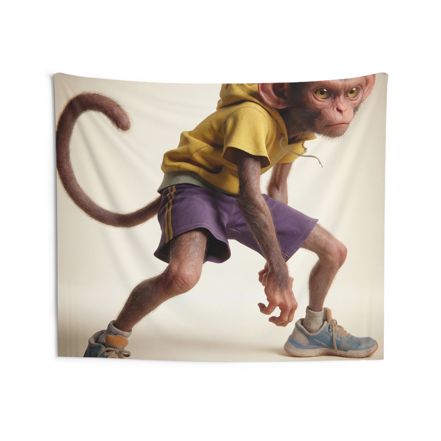 Athletic Monkey Indoor Wall Tapestries – Ready to Sprint Through Your Space