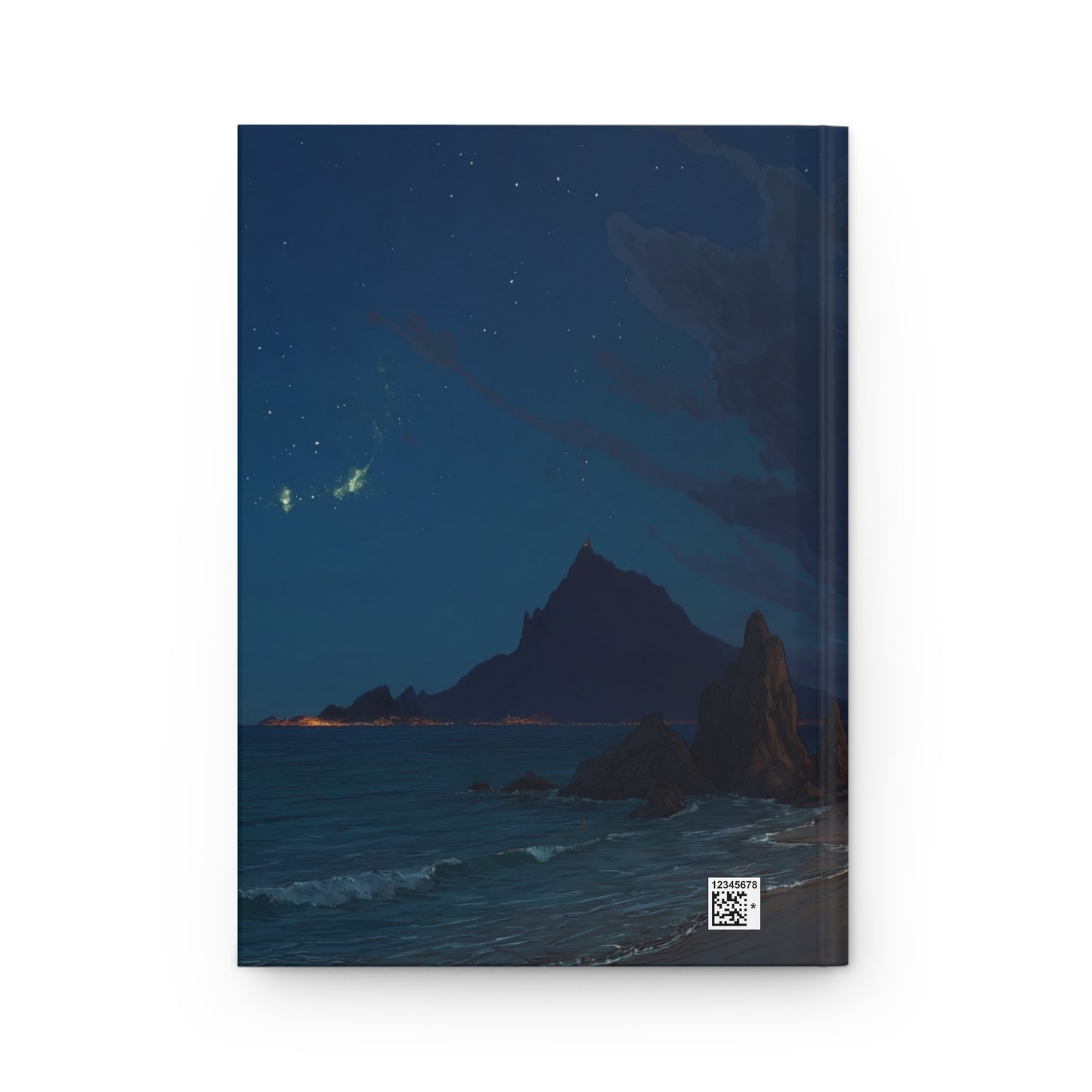 Starlit Castle Beach Journal Matte – Keeper of the Twilight Shore