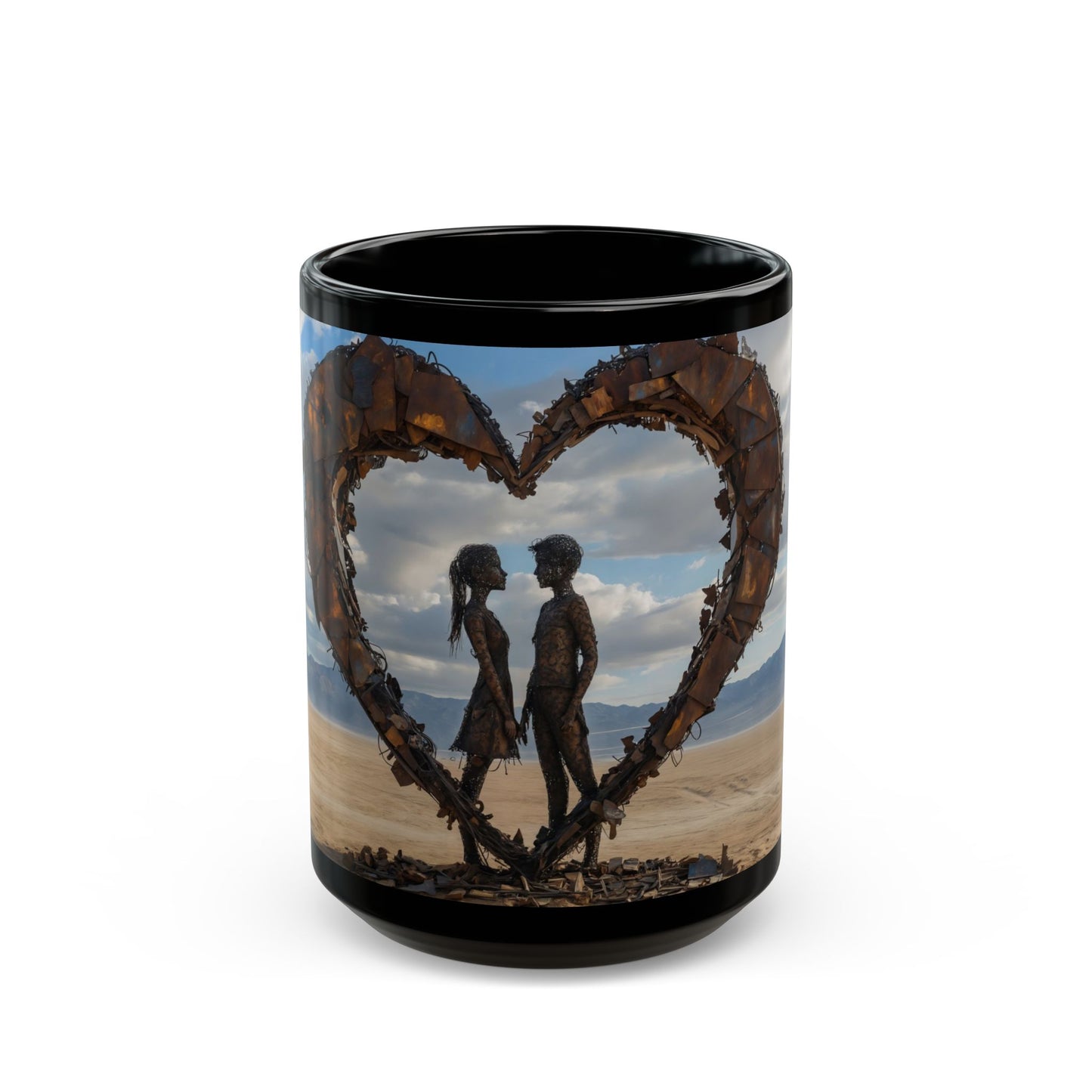 Sunset Silhouette Love Mug