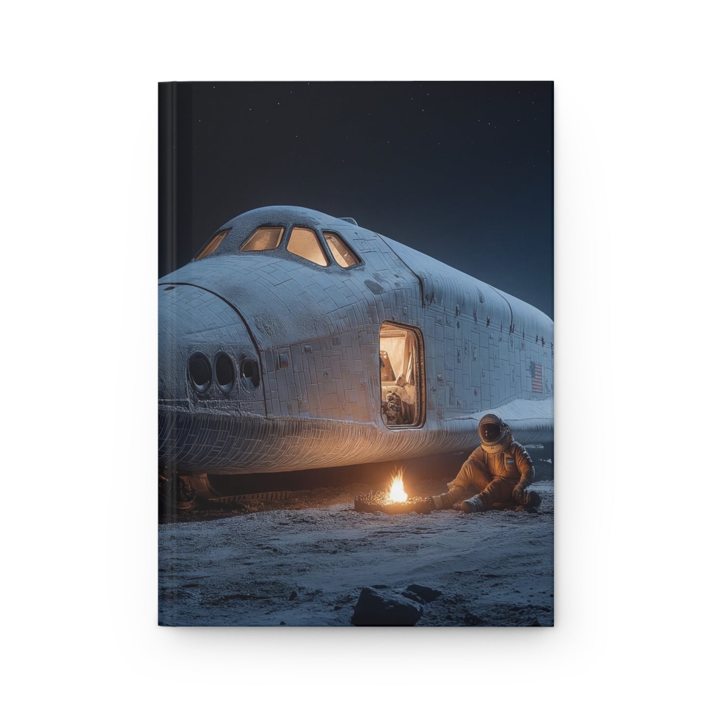 Lunar Landing Hardcover Journal Matte – Warm Glow After the Voyage