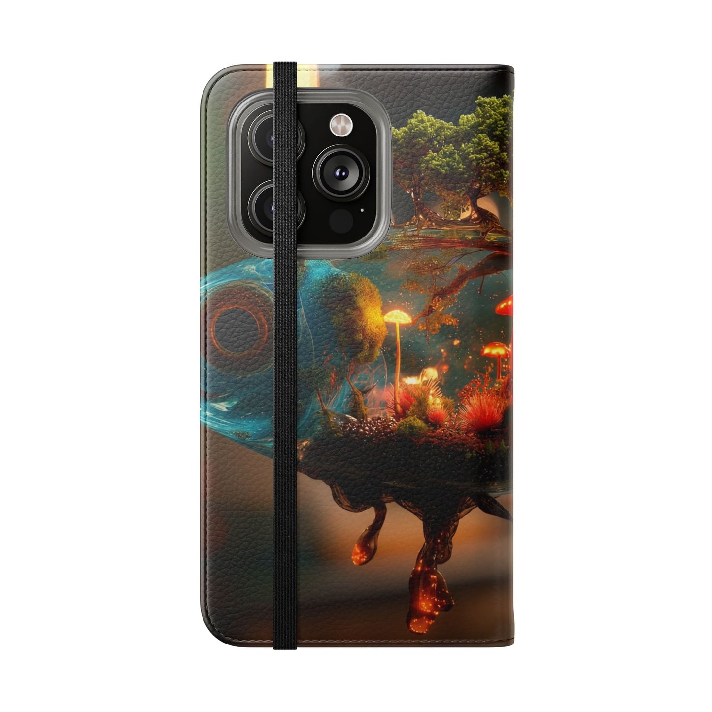 Forest Fish Flip Case – Liquid Glowwood Dreamscape