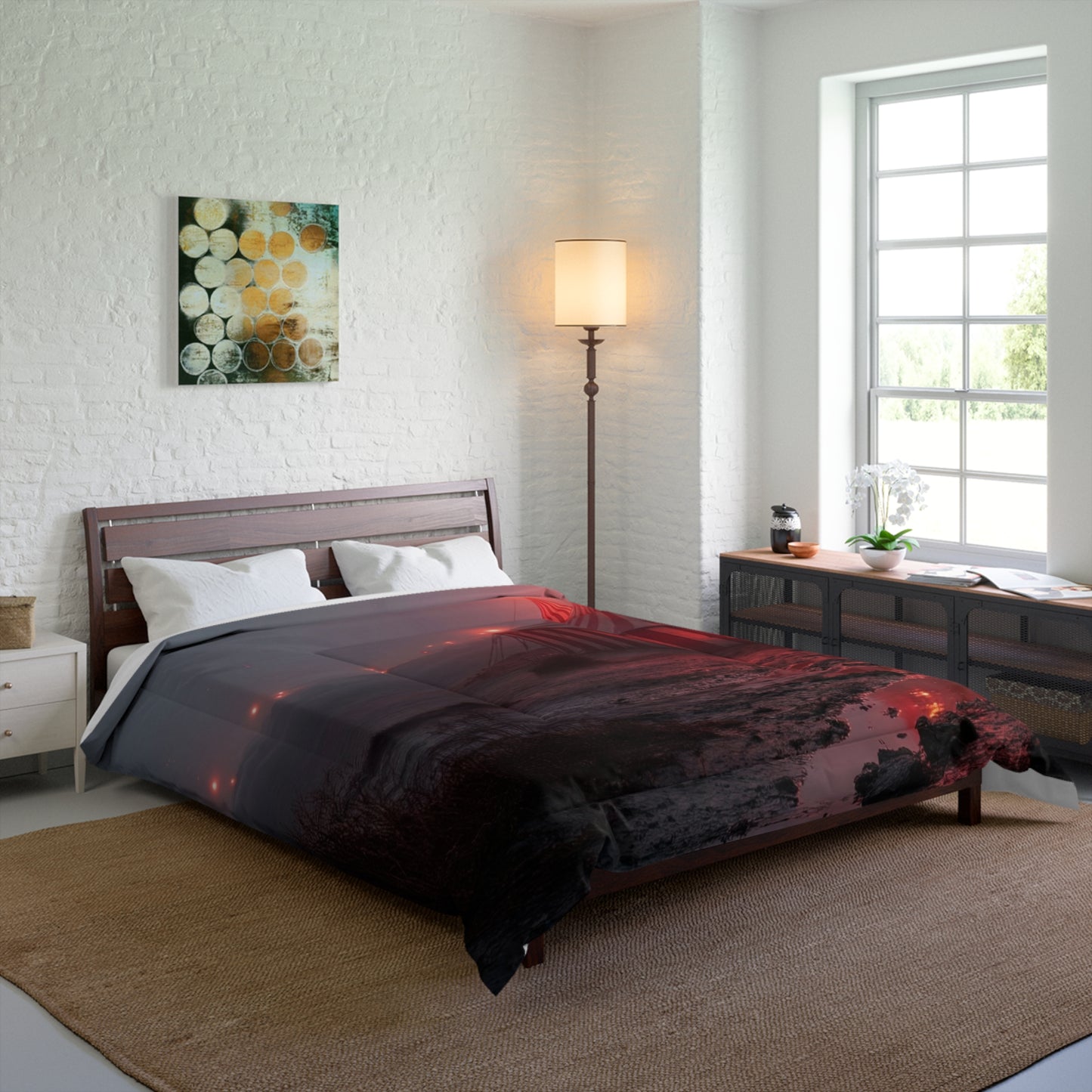Crimson Circus Tent Comforter – Fogbound Wonderlands