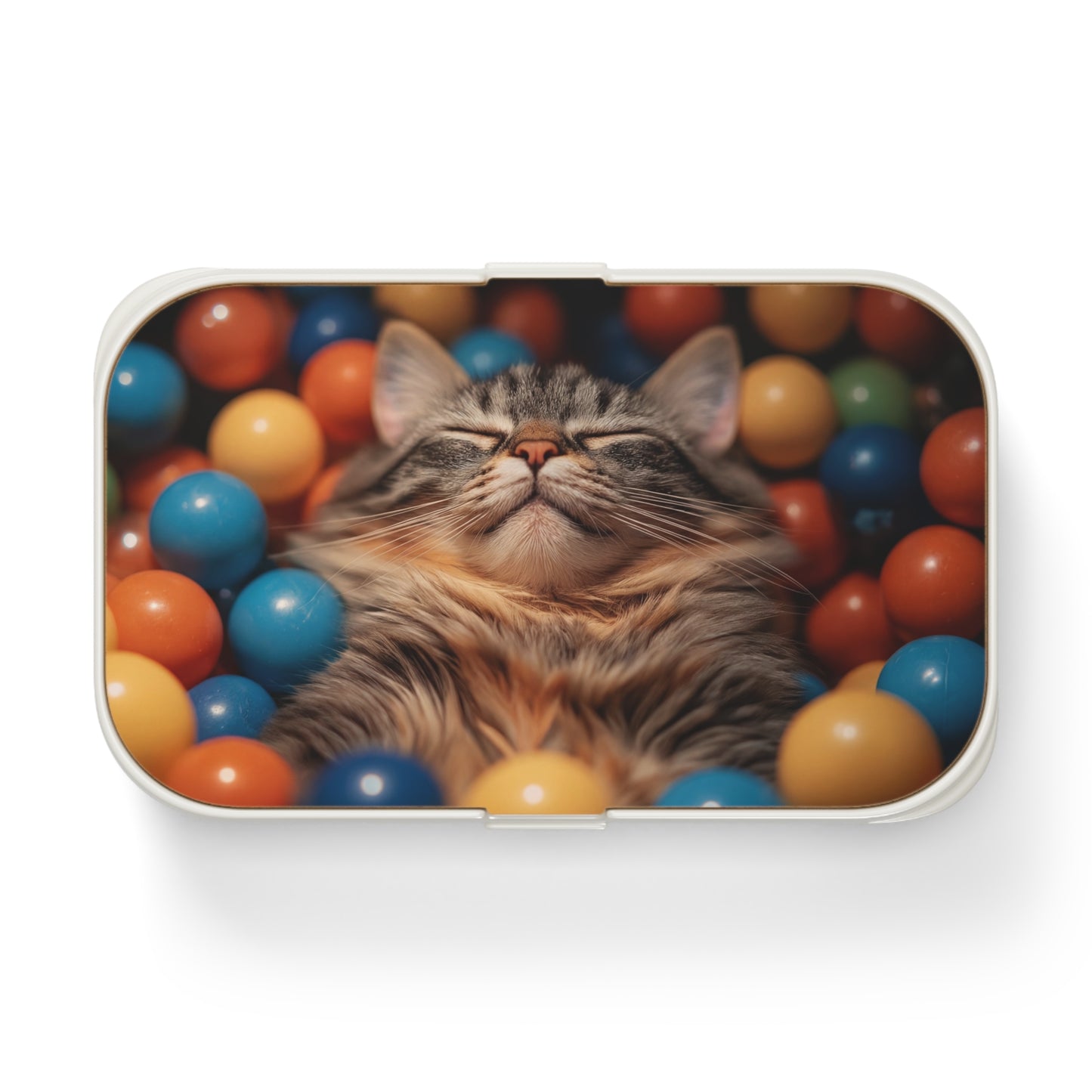 Ball Pit Cat Bento Lunch Box – Whisker-Touch Dreamland