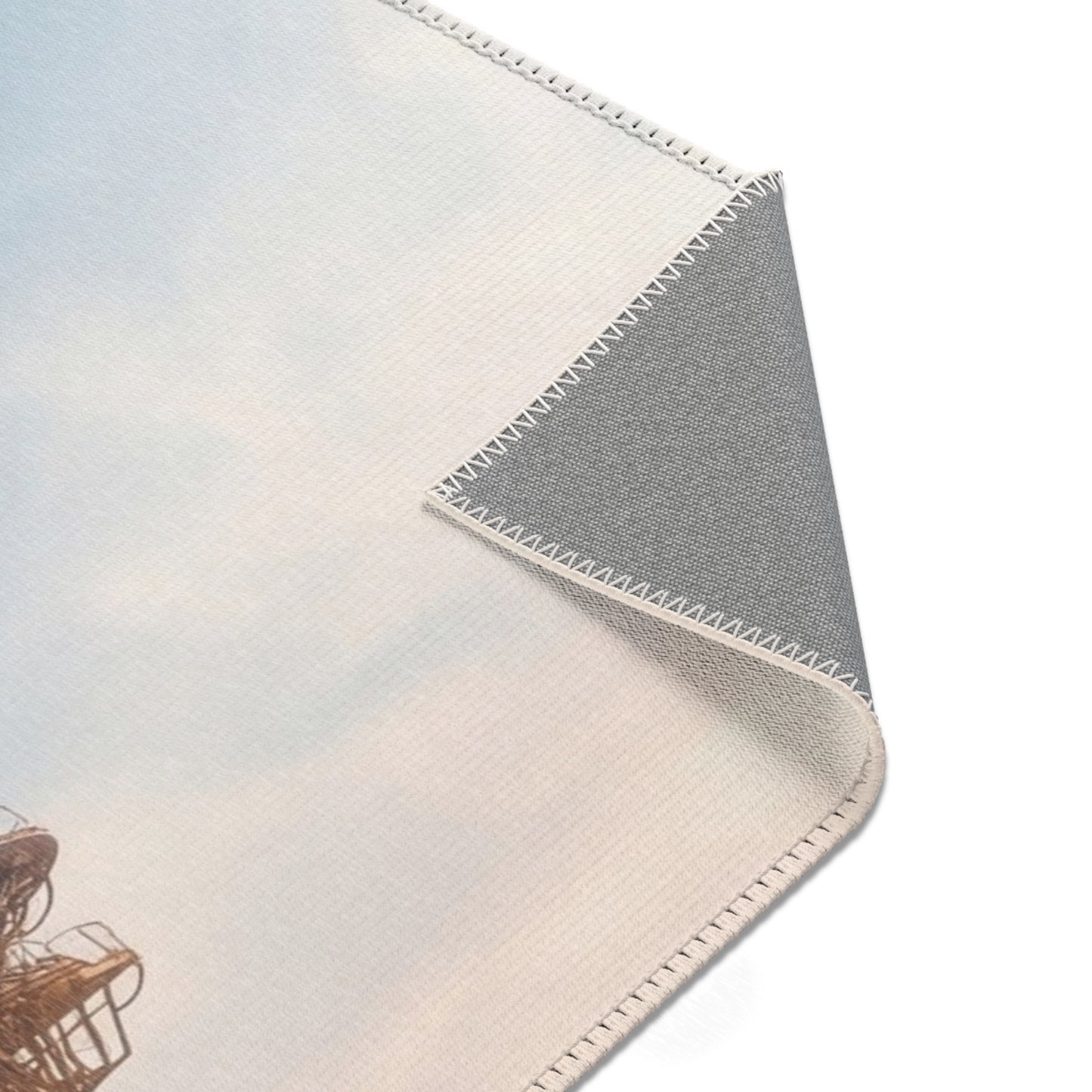 Skyward Spire Area Rugs – Dawn’s Industrial Cathedral