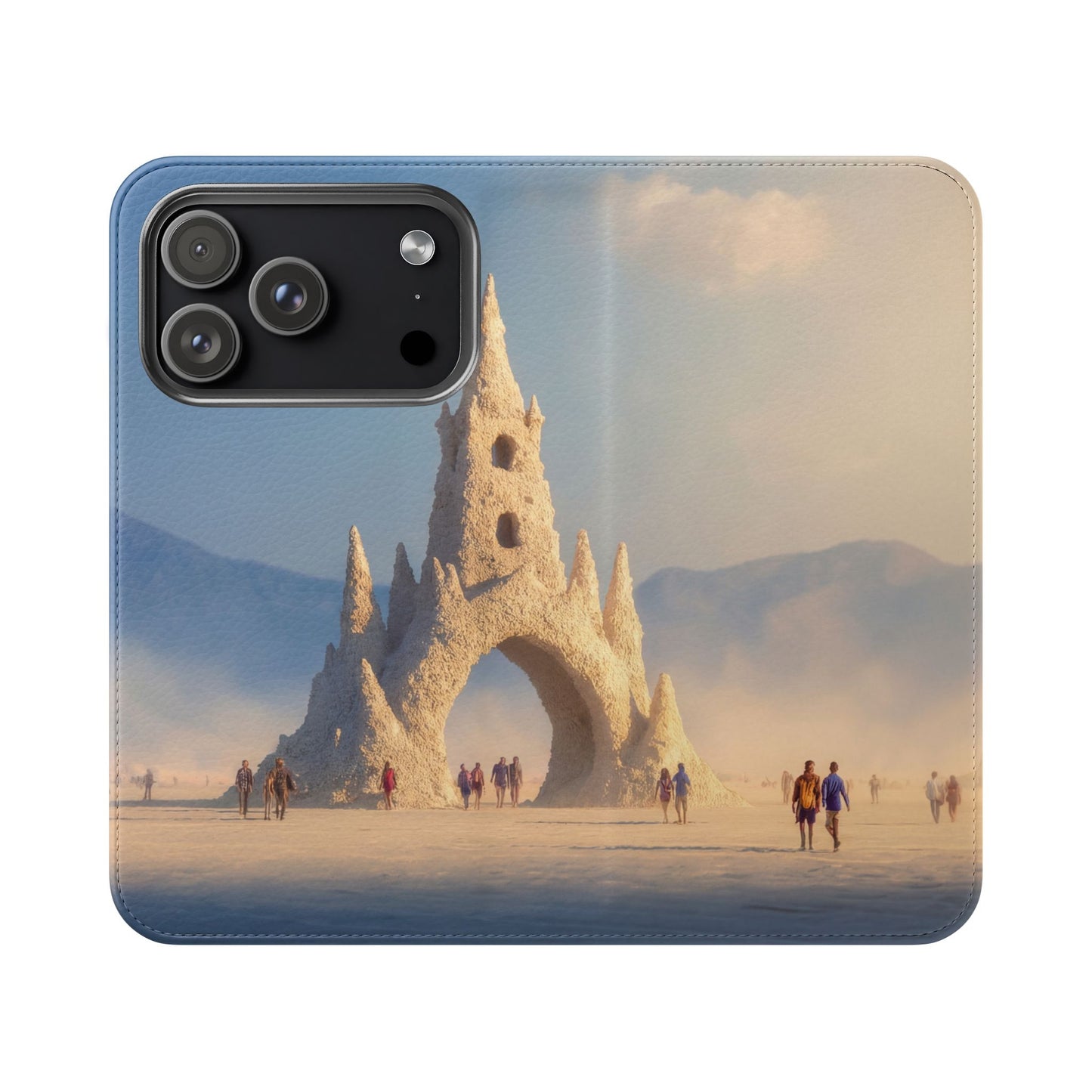 White Tower Flip Cases – Salt Desert Gateway Art