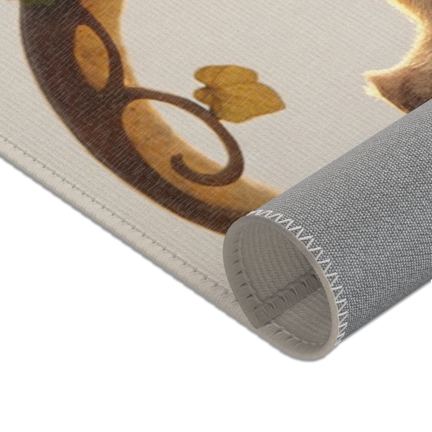 Whimsical Lantern Arch Rug – Golden Twilight Guardian