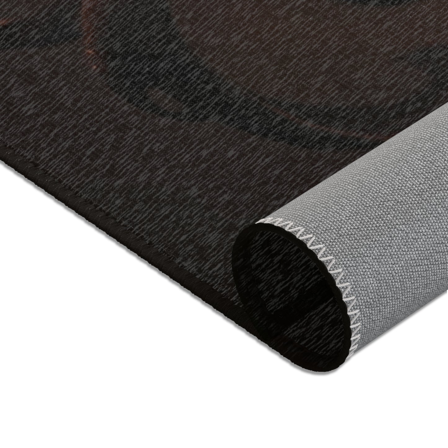 Flamebound Sentinel Area Rug – Ember-Wreathed Warrior Dreamscape