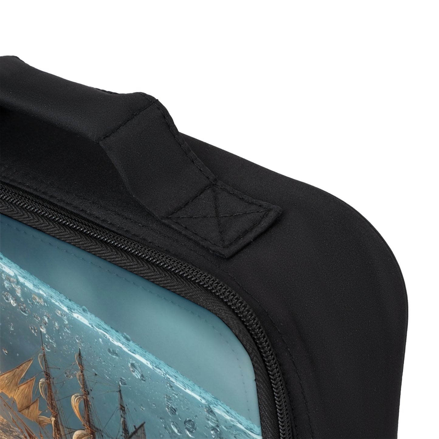 Storm-Ship in Bottle Lunch Bag – Pocket-Sized Oceanic Adventure