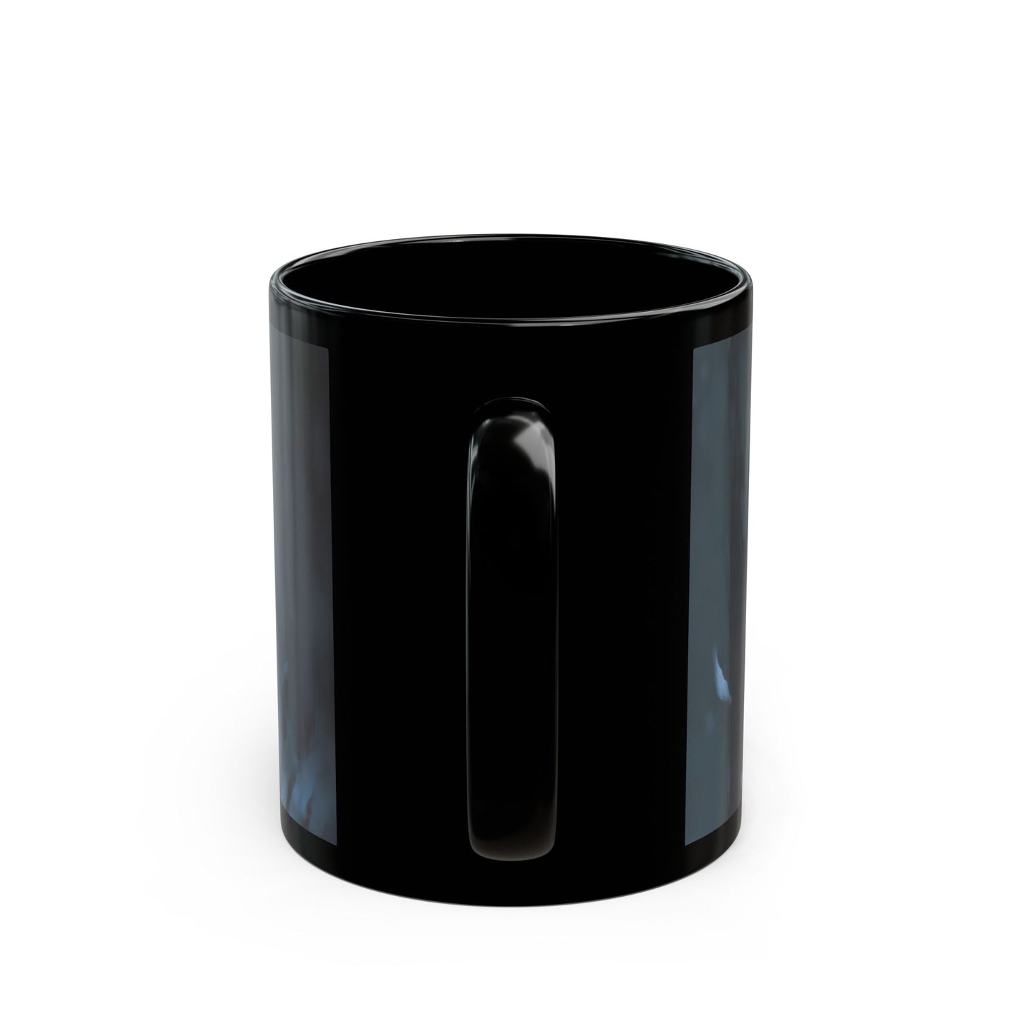 Tiny Warrior with Lightning Axe Black Mug – Cry of the Frostbound Champion