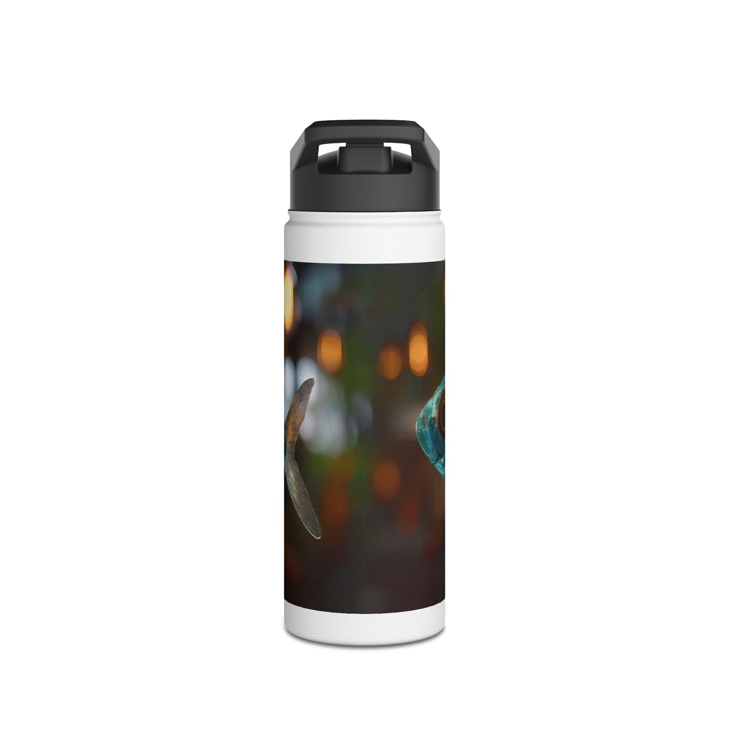 Whispering Forest Fish Water Bottle – Liquid Eden in a Glass Scaled World