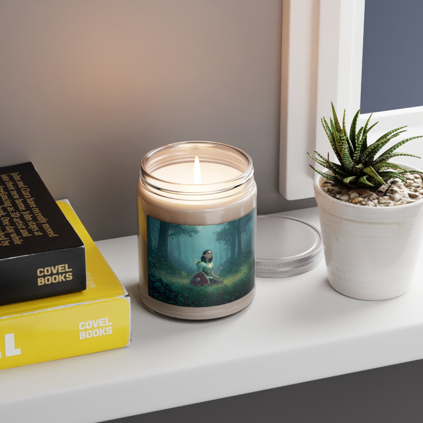 Forest Sentinel Scented Soy Candles with White Lid, 9oz – Mossy Grove Refuge