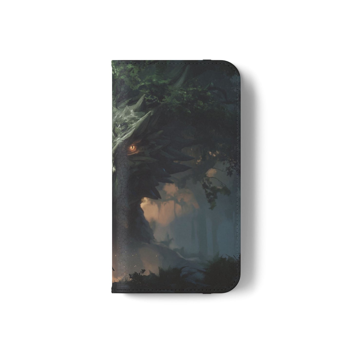 Guardian Beast Flip Cases – Moss-Clad Titan Facing the Wanderer
