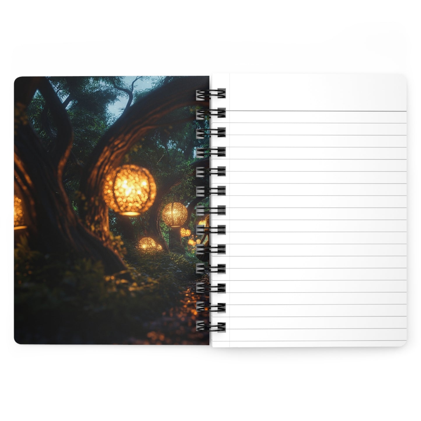 Lantern Grove Spiral Bound Journal – Whispers of the Twilight Path