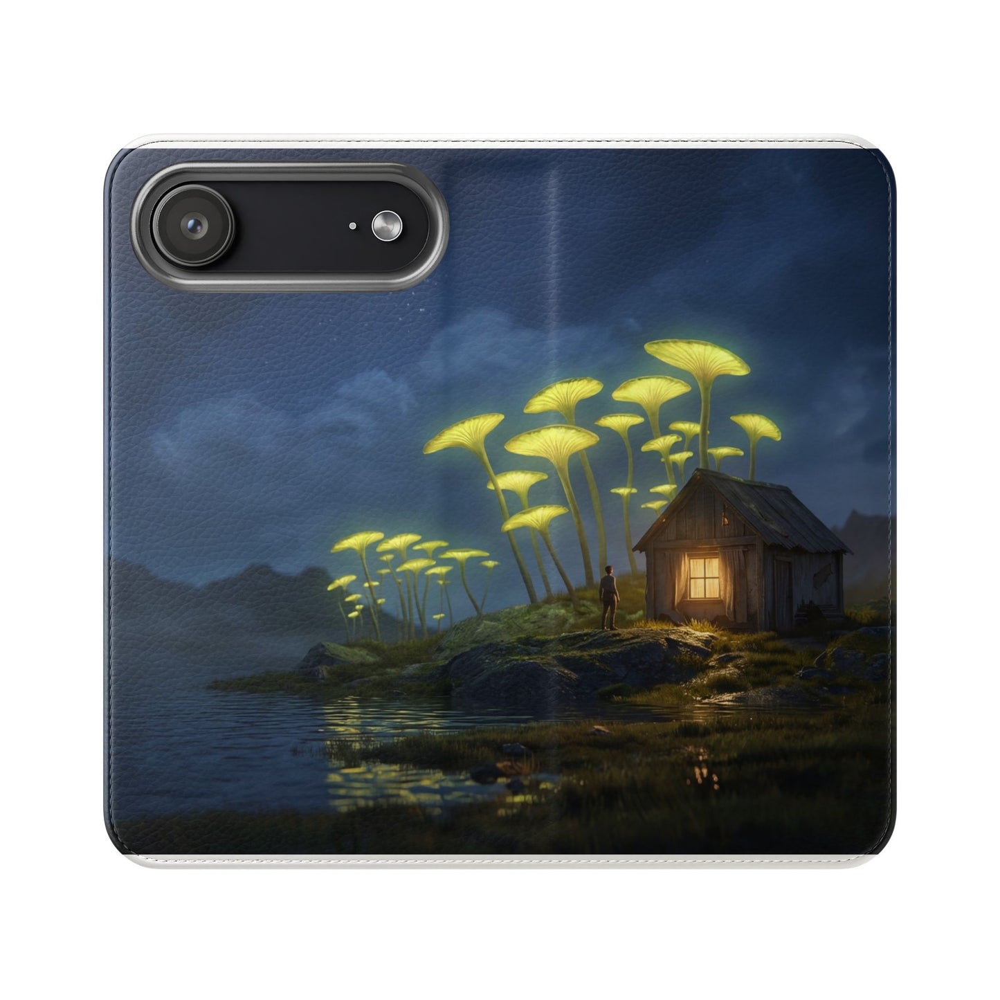 Glowing Mushroom Cottage Flip Cases – Whispering Grove Nightlight