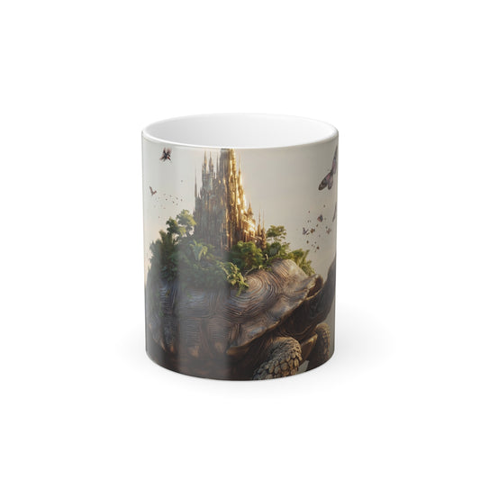 Turtle Kingdom Color Morphing Mug, 11oz – Gilded Castle and Fern Canopy