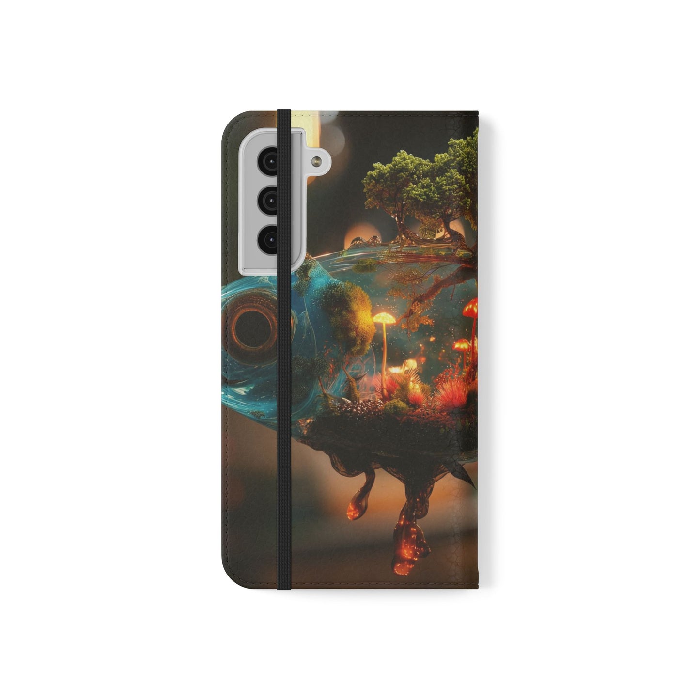 Forest Fish Flip Case – Liquid Glowwood Dreamscape