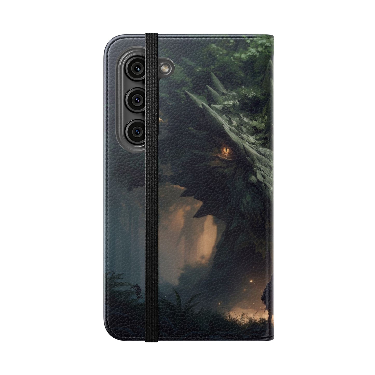 Guardian Beast Flip Cases – Moss-Clad Titan Facing the Wanderer