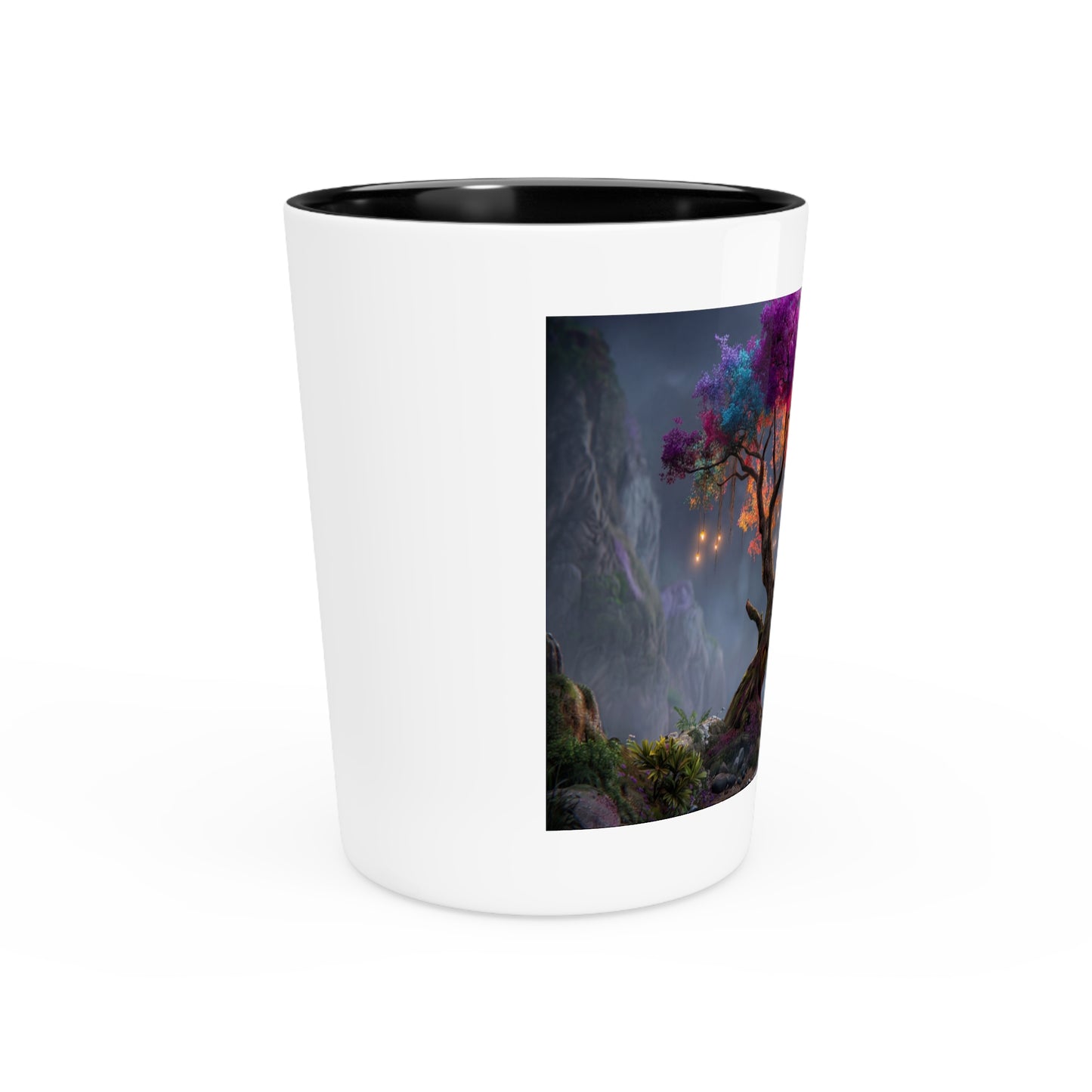 Prism Canopy Shot Glass – Rainbow Tree Moonlit Cove