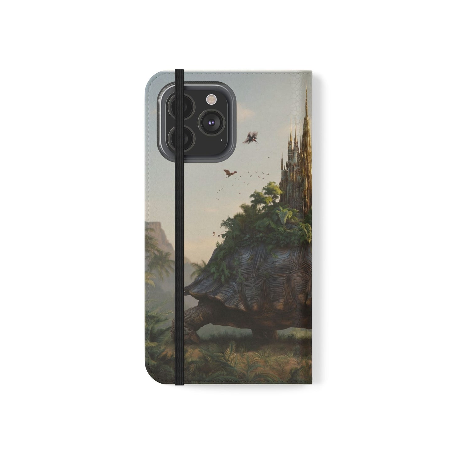 Castle Turtle Flip Cases – Golden Spire Jungle Guardian
