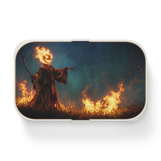 Fiery Headed Scarecrow Bento Lunch Box – Harvest’s Fiery Guardian