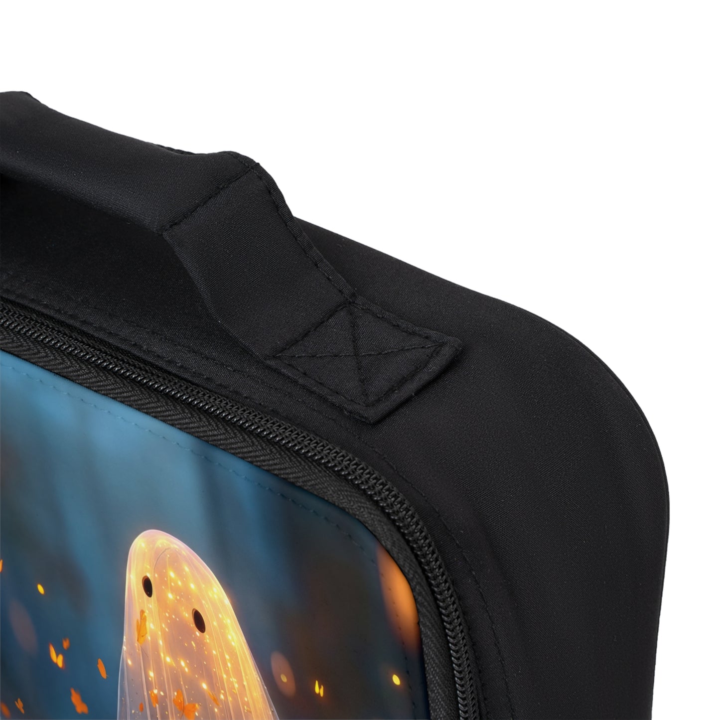 Autumn Ghost Lunch Bag – Whimsical Glow in the Foliage