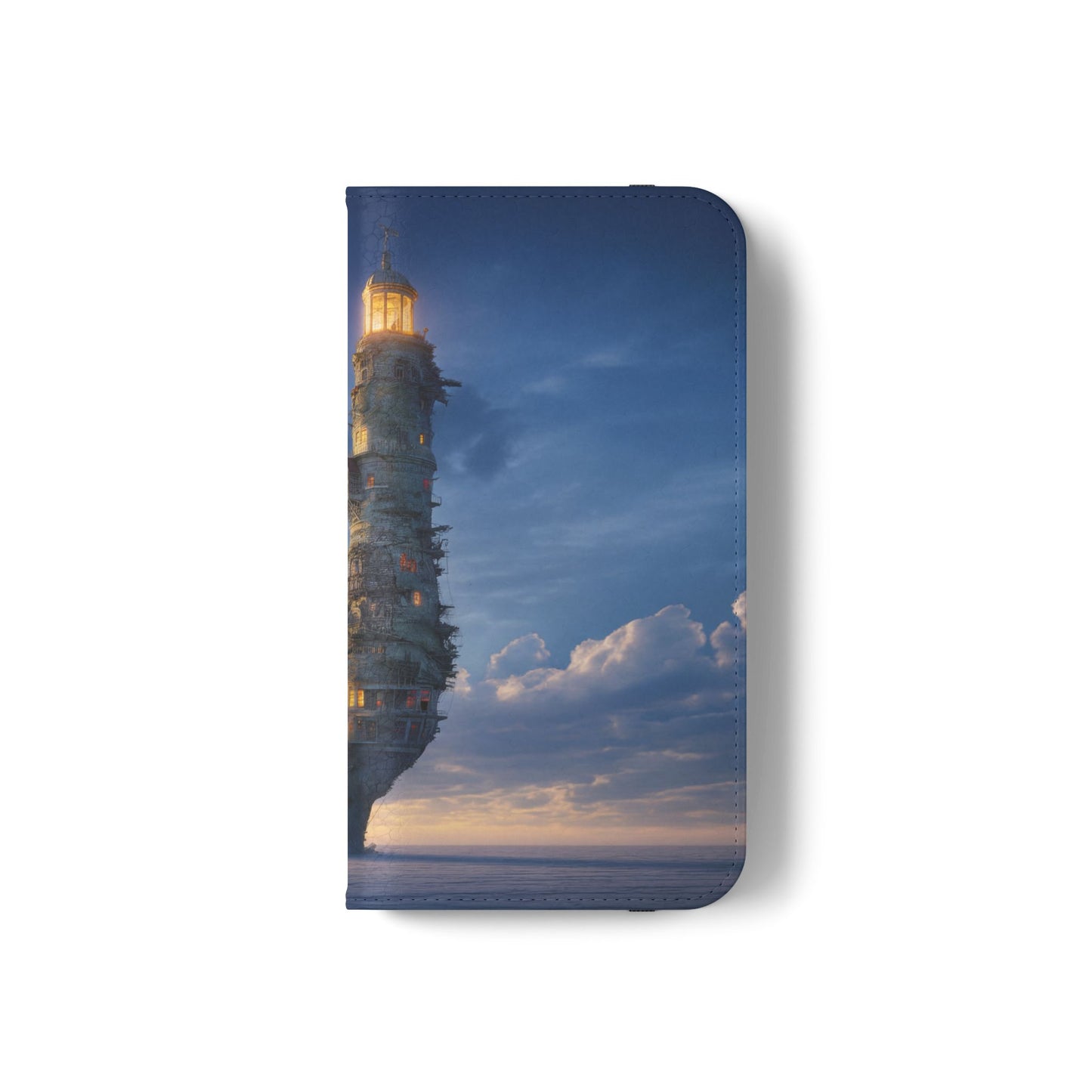 Twilight Sentinel Flip Cases – Lighthouse on a Storm-Tossed Sea