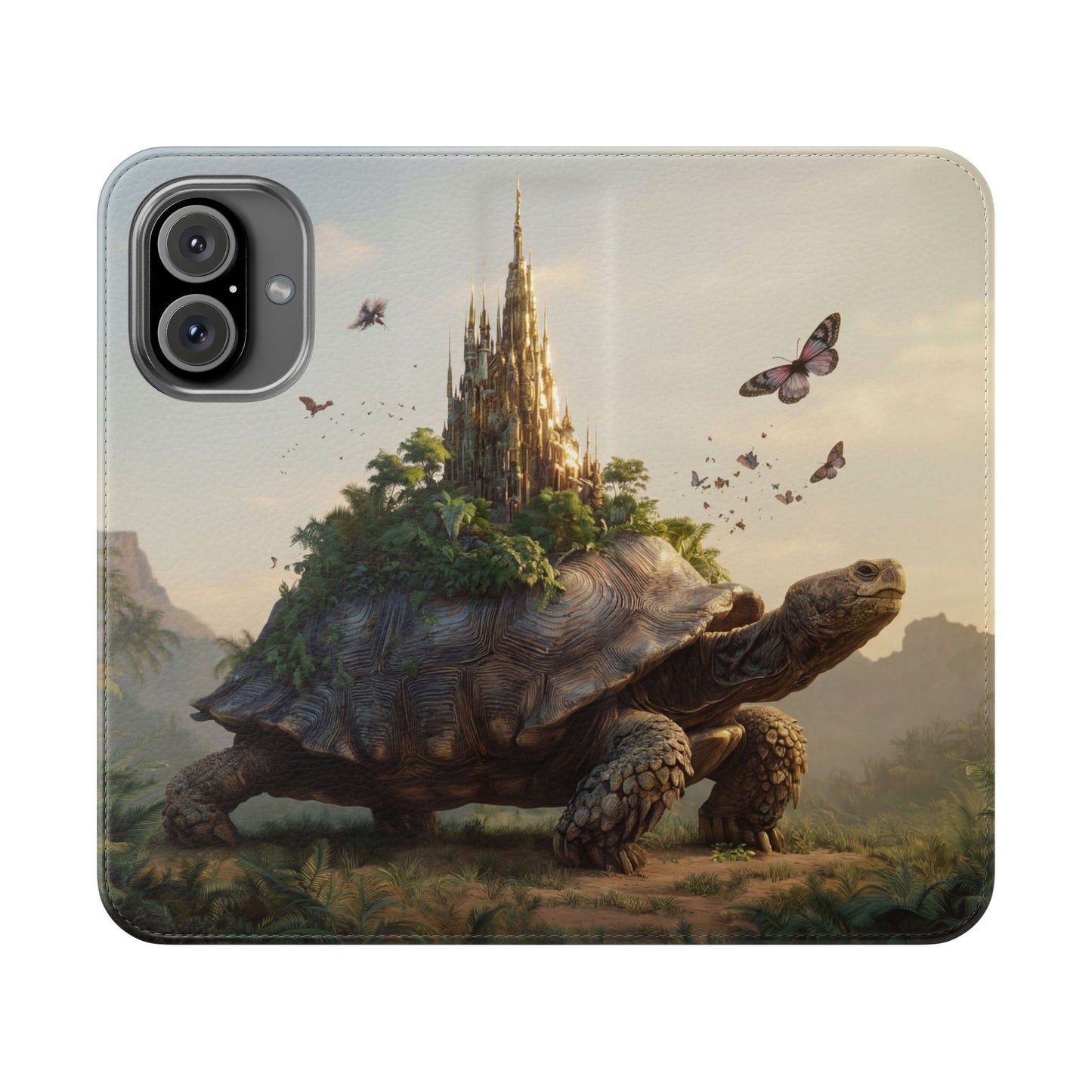 Castle Turtle Flip Cases – Golden Spire Jungle Guardian