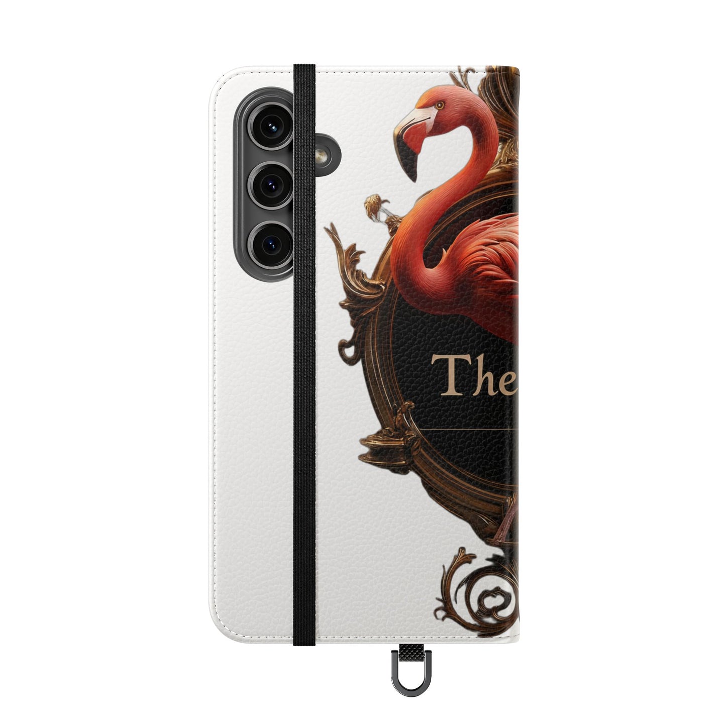 The Ritz Flamingo Flip Cases – Gilded Ornate Frame Art Design