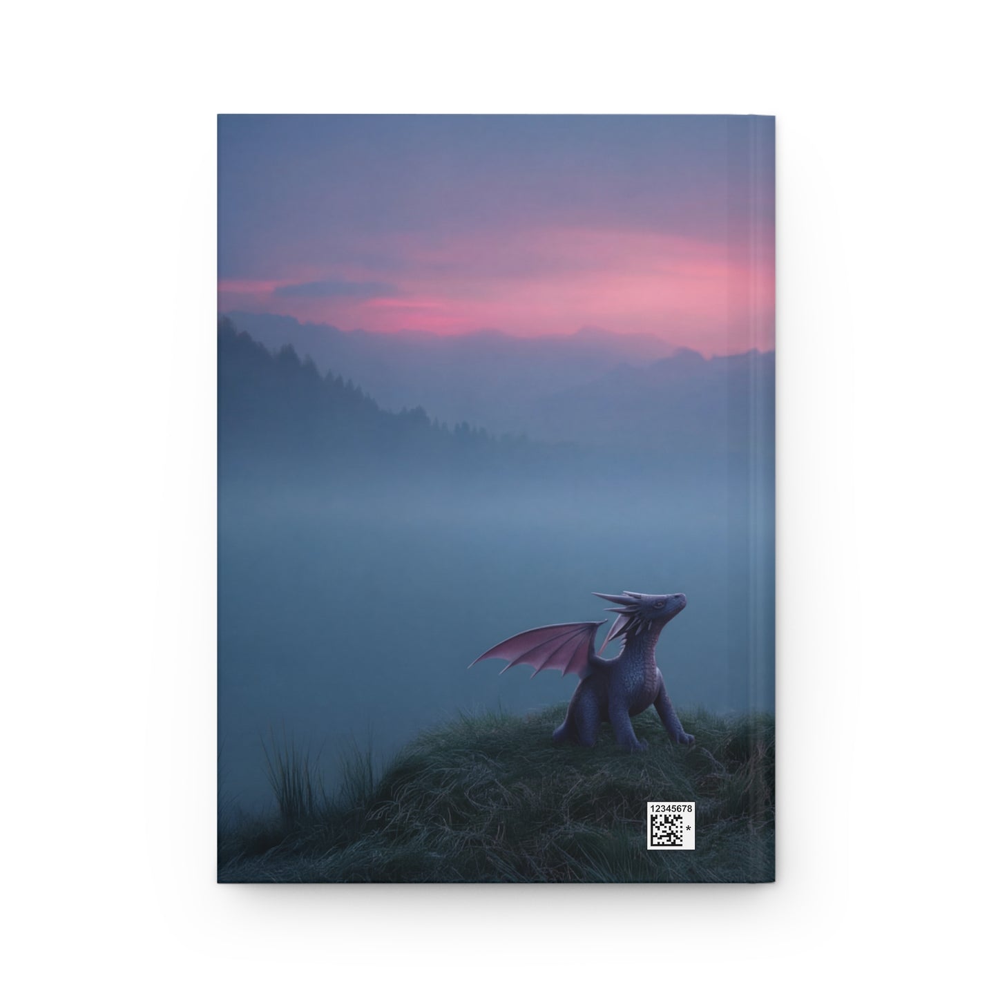 Mountain Sentinel and Dragon Hardcover Journal Matte – Twilight Pact at Dawn's Edge