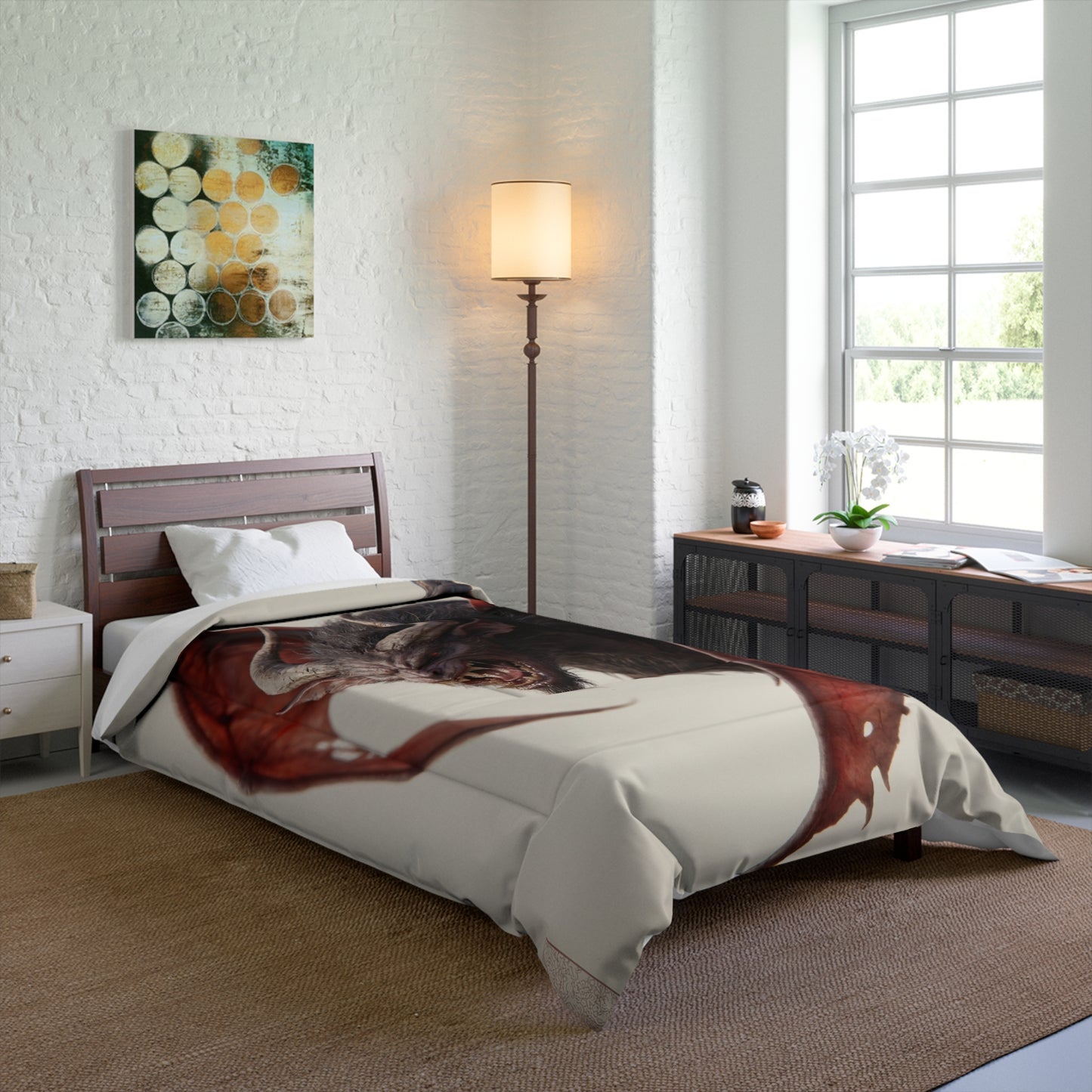 Winged Horror Comforter – Crimson Bat Lord Roar