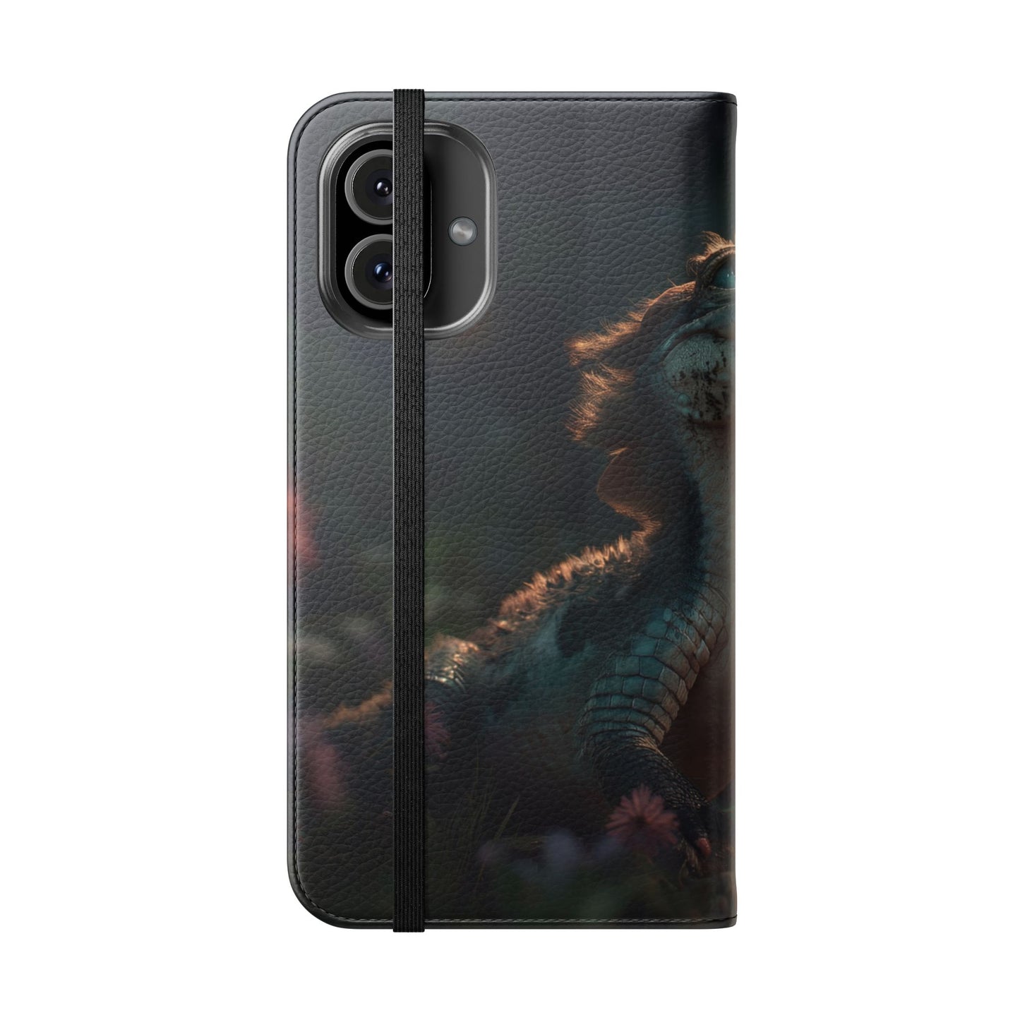 Crocodile Butterfly Flip Cases – Tender Guardian with Moth Companion