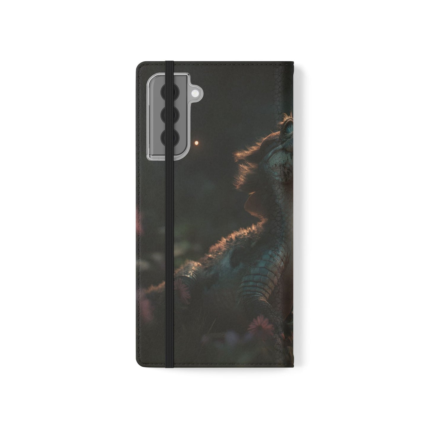 Crocodile Butterfly Flip Cases – Tender Guardian with Moth Companion