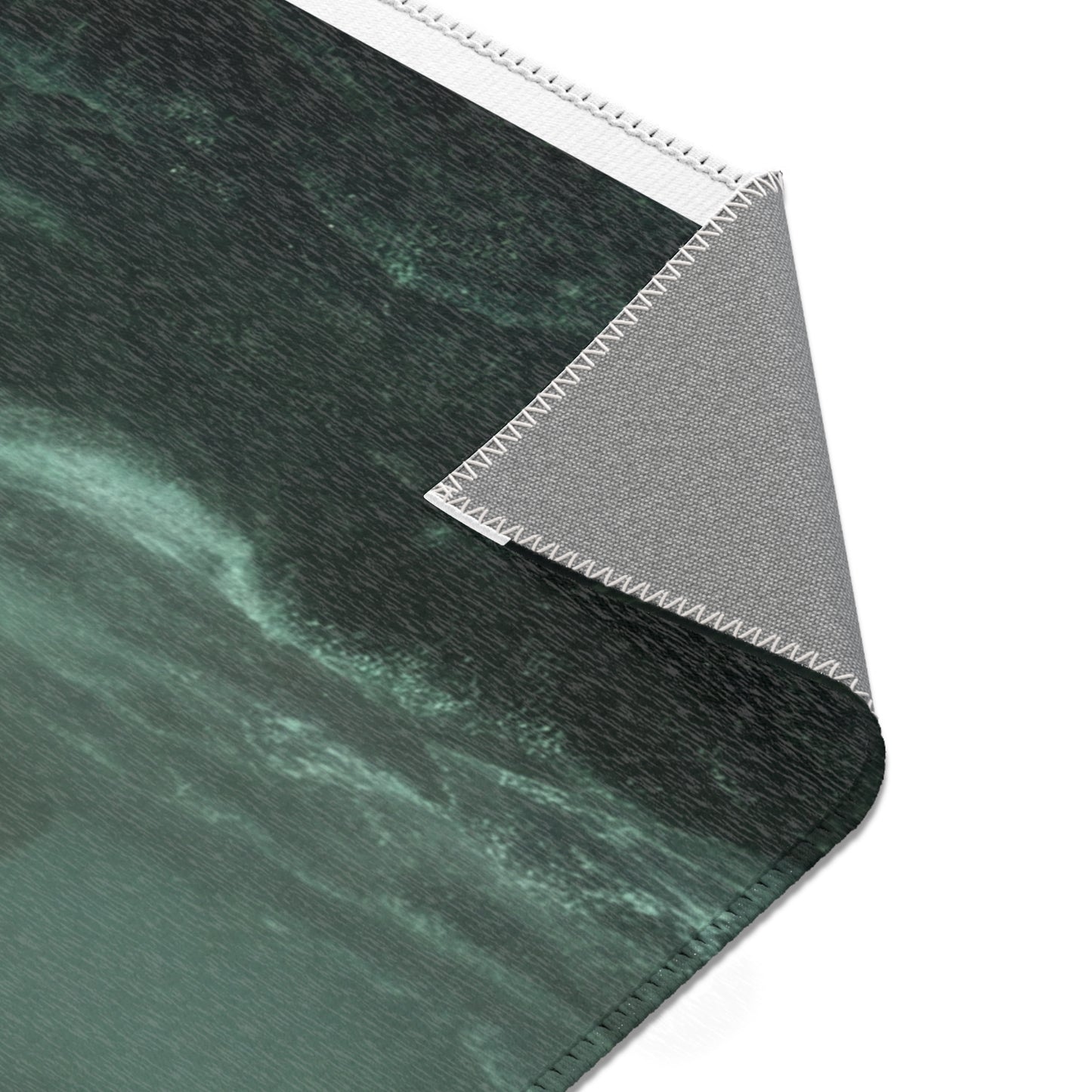 Leviathan’s Wrath Area Rug – Storm-Tossed Galleon Under Crimson Skies